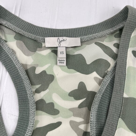 Joie XS Camo Silk Racerback Tank Top - Picture 3 of 5